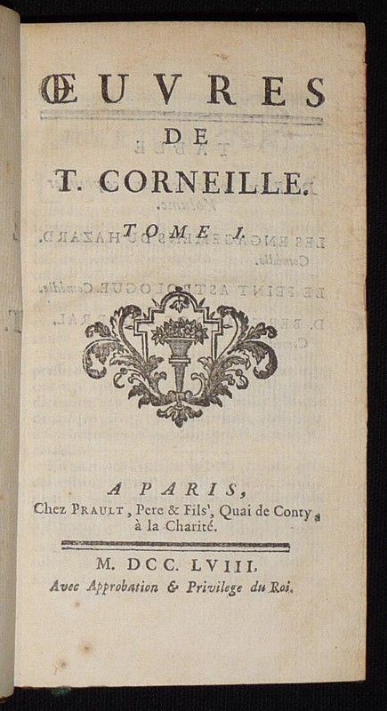 Oeuvres de T. Corneille (9 volumes)