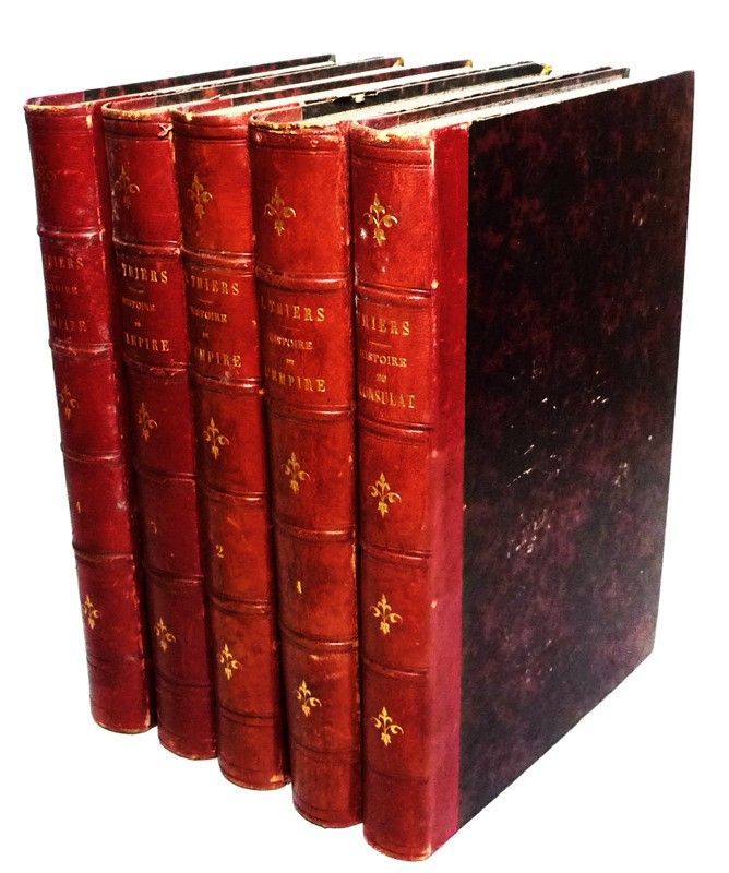 Histoire du Consulat / Histoire de l'Empire faisant suite à l'histoire du Consulat (5 volumes)