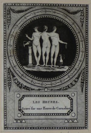Gravure tirée de "Monumens du culte secret des dames romaines" (1790) : Les Heures