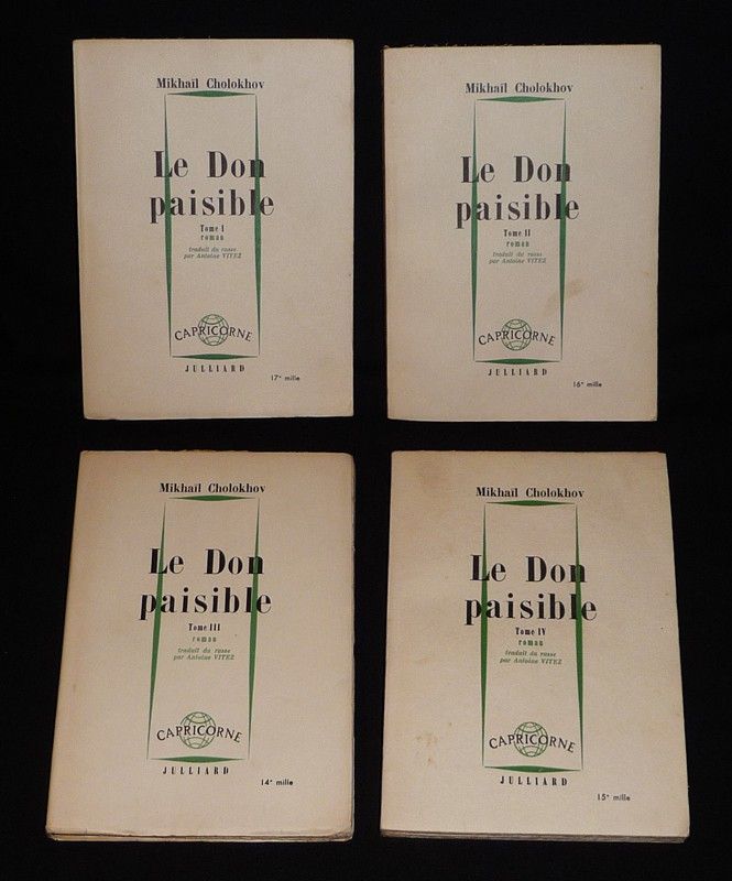 Le Don paisible, Tomes 1 à 4 (4 volumes)