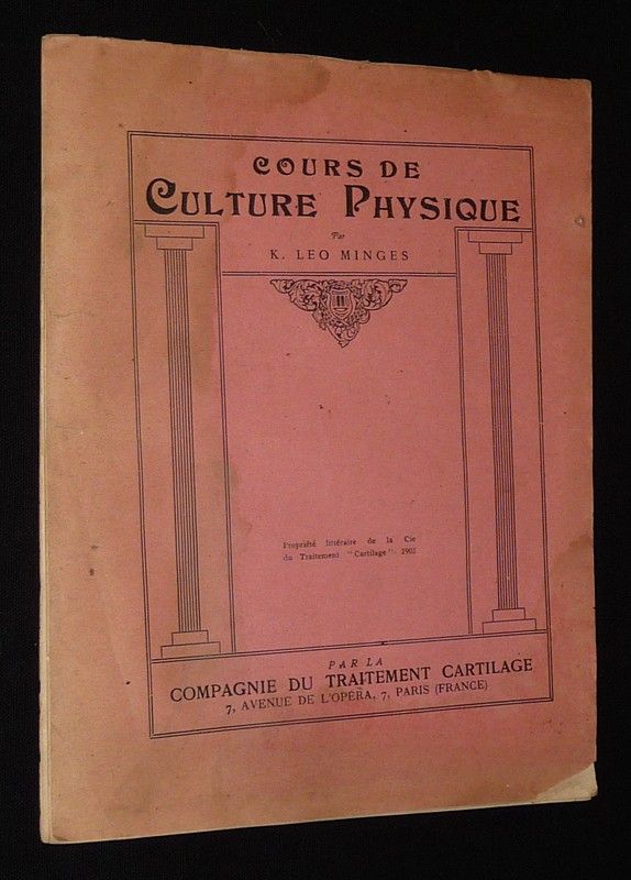 Cours de culture physique, par la Compagnie du Traitement Cartilage