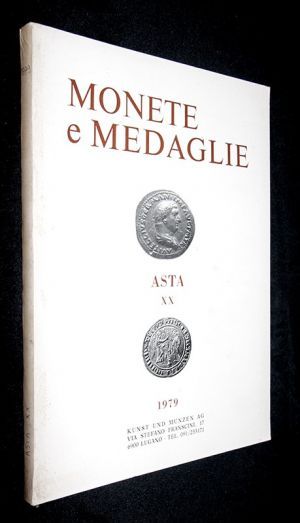 Kunst und Münzen AG - Monete e medaglie : Asta XX - 8, 9 et 10 novembre 1979 - Hotel Splendide-Royal, Lugano Paradiso