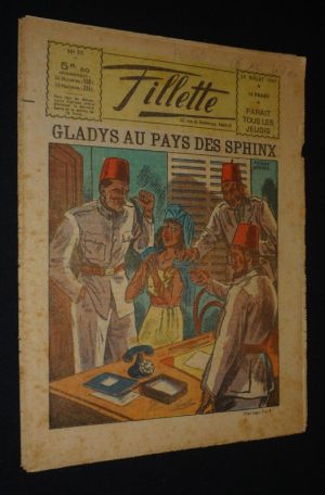 Fillette (n°55, 24 juillet 1947) : Gladys au pays des sphinx