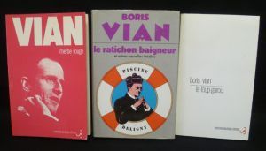 Lot de 3 ouvrages de Boris VIan: Le loup-garou - L'Herbe rouge - Le Ratichon baigneur (3 volumes)