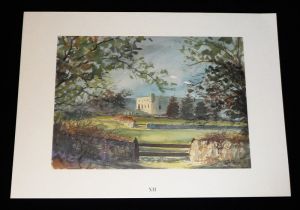 Aquarelle de Jean Vercel tirée de l'ouvrage "Les Iles Chausey" de R. Vercel : XII. Le Château Renault