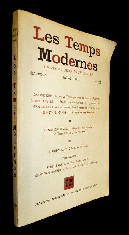 Les Temps Modernes n°242 (juillet 1966)