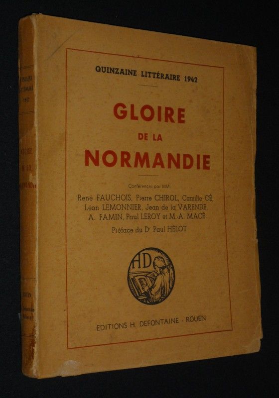 Gloire de la Normandie (Quinzaine littéraire 1942)