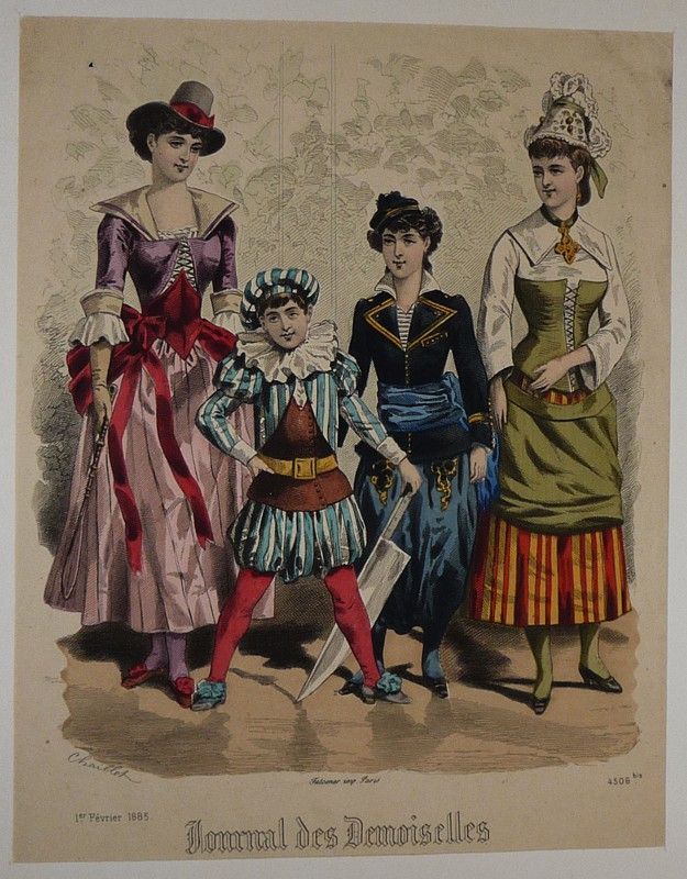 Gravure de mode XIXe siècle tirée du 