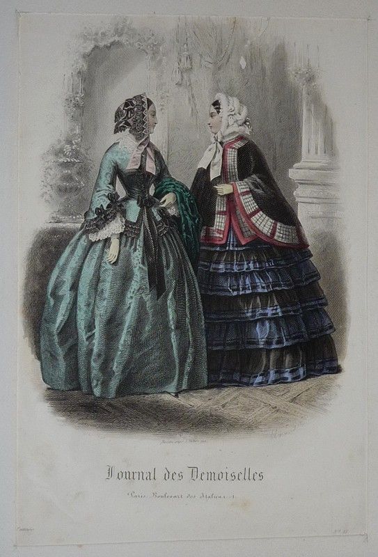 Gravure de mode XIXe siècle tirée du 