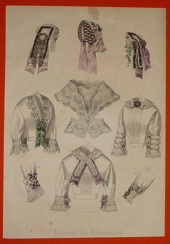 Gravure de mode XIXe siècle tirée du 