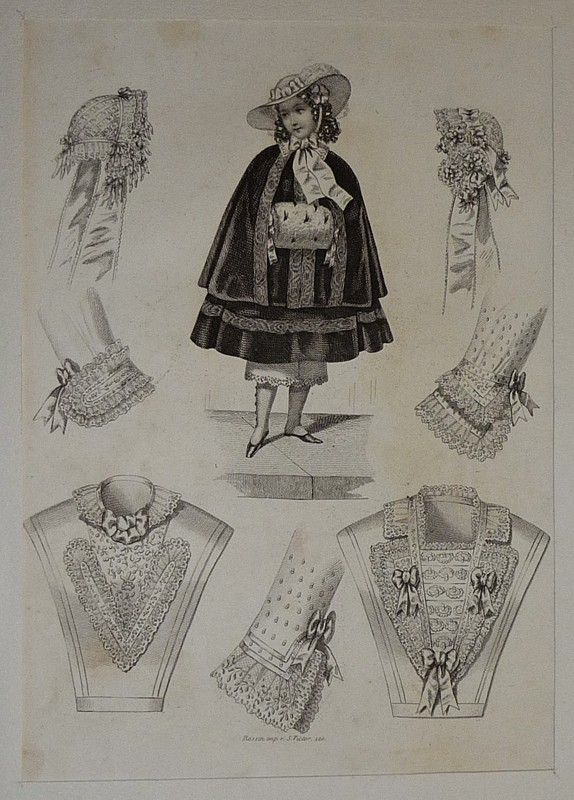 Gravure de mode XIXe siècle tirée du 