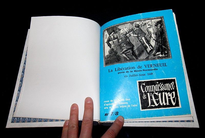 Connaissance de l'Eure n°7/8 : La Libération de Verneuil porte de la Haute-Normandie en Juillet-Août 1449 (Mai 1973)
