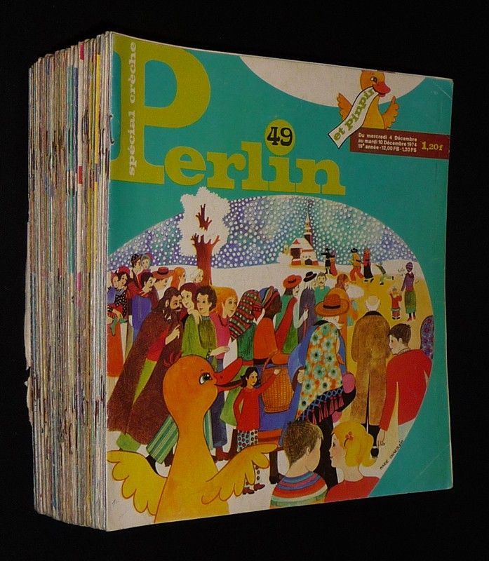 Perlin, lot de 77 numéros du n°49 (décembre 1974) au n°39 (septembre 1976)