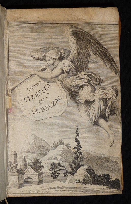 Lettres choisies du Sieur de Balzac, première partie