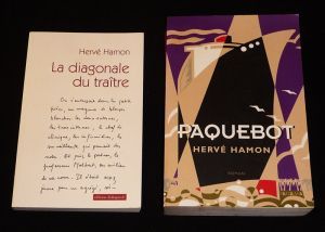 Lot de 2 ouvrages d'Hervé Hamon : La Diagonale du traître - Paquebot