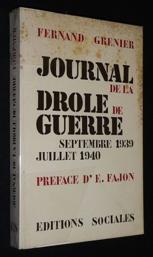 Journal de la drôle de guerre (septembre 1939 - juillet 1940)