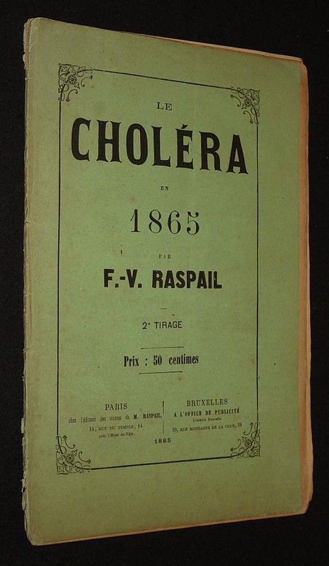 Le Choléra en 1865
