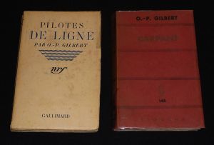 Lot de 2 ouvrages de Oscar-Paul Gilbert : Pilotes de ligne - Carpant (2 volumes)