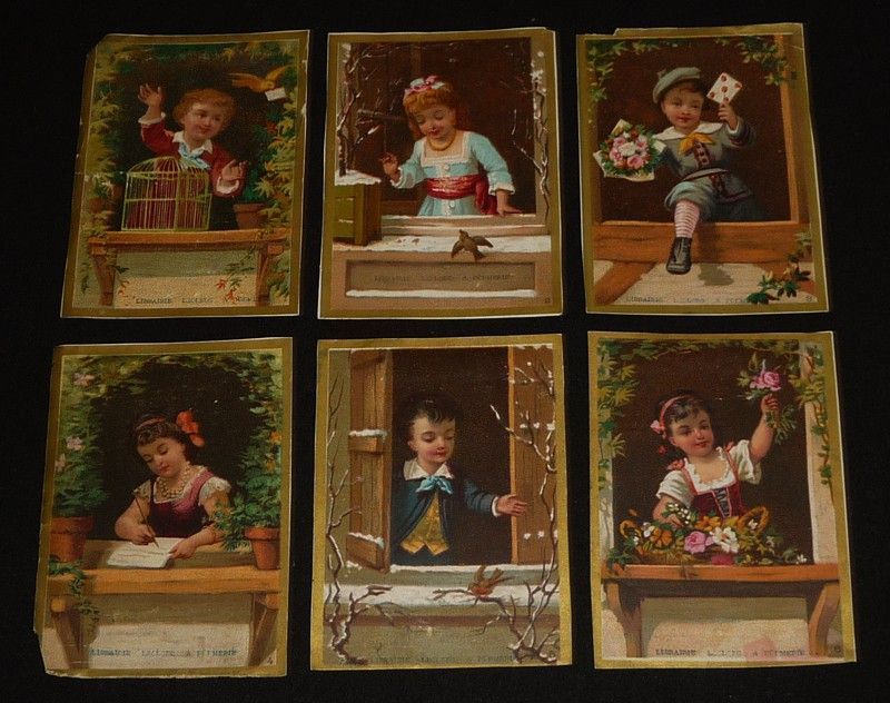 Lot de 6 chromos : Envoi de lettres