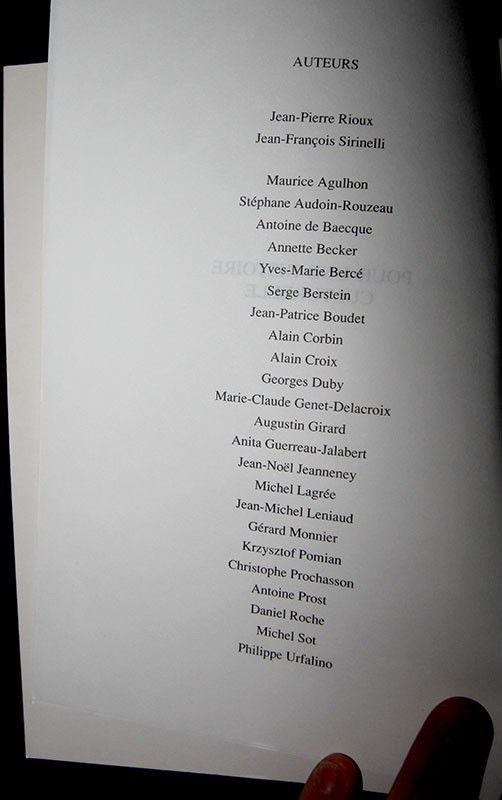 Pour une histoire culturelle