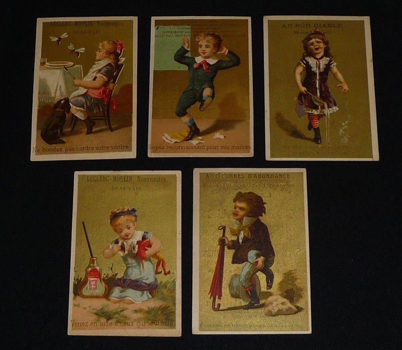 Lot de 5 chromos : Bons conseils