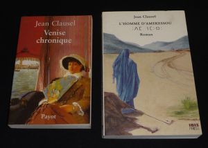 Lot de 2 ouvrages de Jean Clauzel : Venise chronique - L'Homme d'Amekessou (2 volumes)