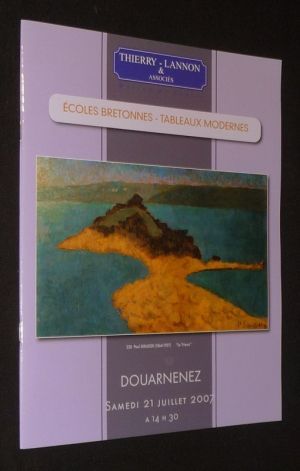 Thierry-Lannon et associés - Ecoles bretonnes, tableaux modernes (Douarnenez, 21 juillet 2007)