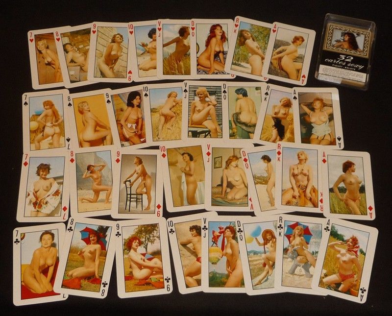 32 Cartes sexy. Piquet - Belote