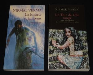 Lot de 2 ouvrages de Nirmal Verma : Le Toit de tôle rouge - Un bonheur en lambeaux (2 volumes)