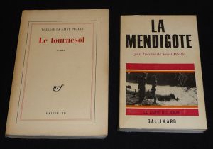 Lot de 2 ouvrages de Thérèse de Saint Phalle : La Mendigote - Le Tournesol (2 volumes)