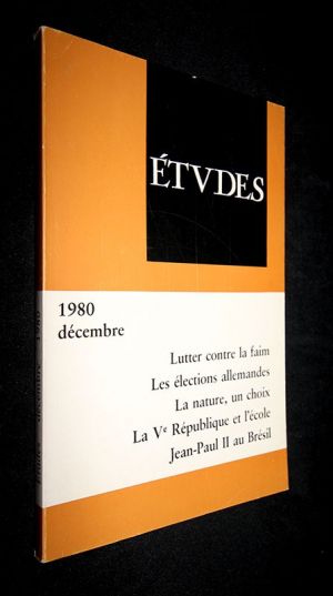 Etudes, décembre 1980