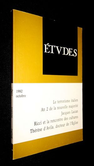 Etudes, octobre 1982