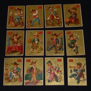 Lot de 12 chromos : Ministres