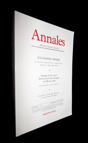Annales Histoire, Sciences Sociales, 50e Année, n°5 (Septembre-Octobre 1995) : L'économie antique, Images de la mort, destruction des images au Moyen Age, économie et société dans l'Antiquité, Le gouvernement de l'Église