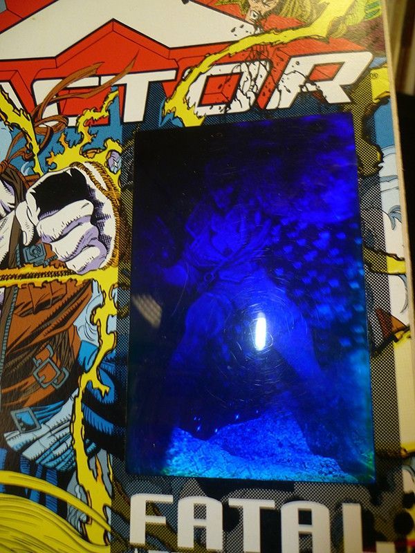 X-Factor #92 (Havok Hologram on Cover) :  Fatal Attractions Out of The Light and Into Thy Fathers's Shadow