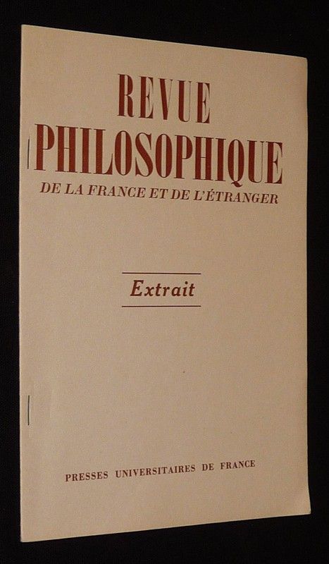 De la méthode (Extrait de La Revue de la France et de l'étranger)