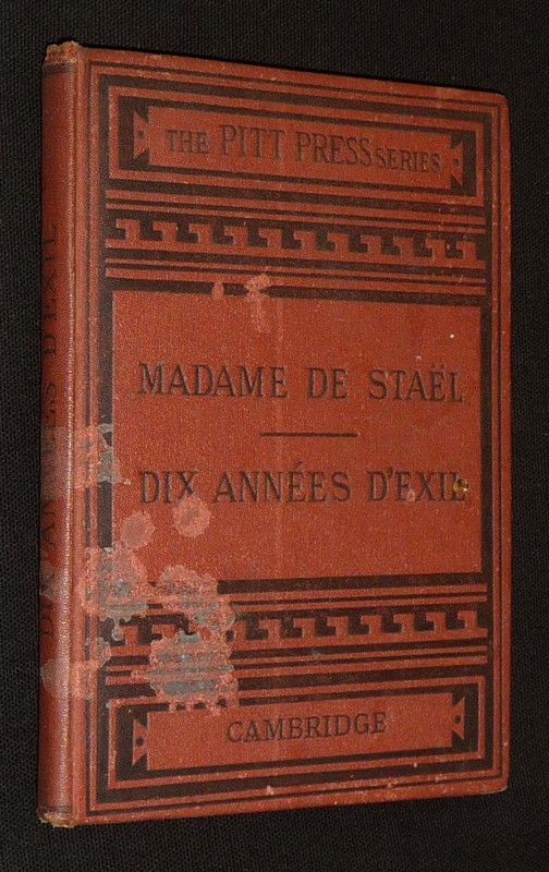 Dix années d'exil. Livre II, chapitres 1-8