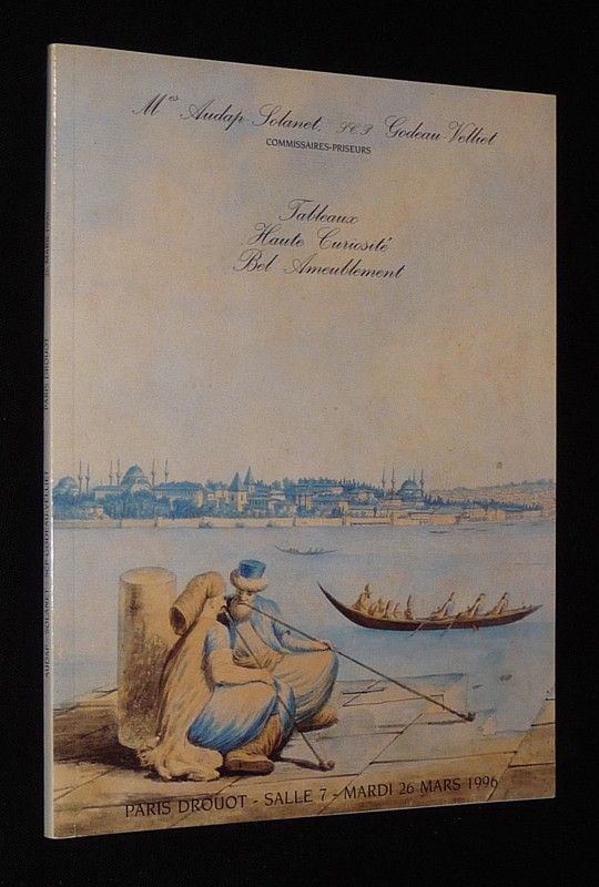Audap, Solanet & Godeau-Velliet - Tableaux, haute curiosité, bel ameublement (Paris Drouot, 26 mars 1996)