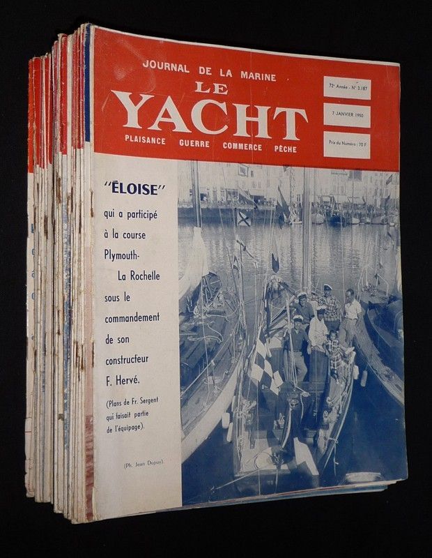 Le Yacht, journal de la marine, du n°3187 (7 janvier 1950) au n°3238 (30 décembre 1950)