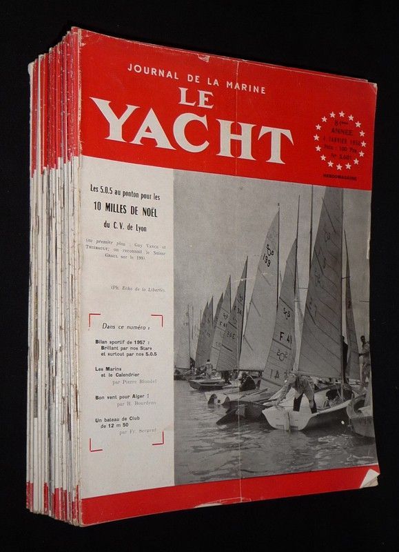 Le Yacht, journal de la marine, du n°3601 (4 janvier 1958) au n°3652 (27 décembre 1958)