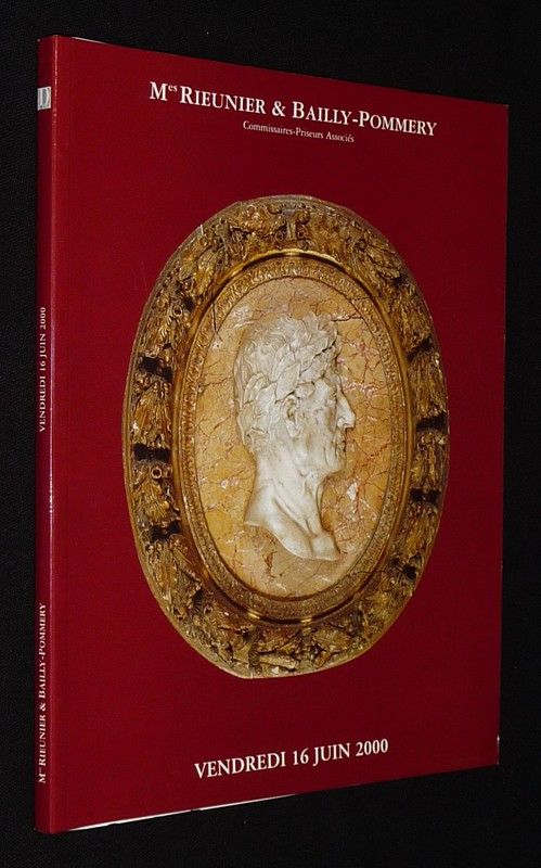 Maîtres Rieunier & Bailly-Pommery - Atelier de Francisque-Josepĥ Duret, dessins et tableaux anciens, tableaux et sculptures modernes, album de photographies du XIXe siècle... (Drouot-Richelieu, 16 juin 2000)