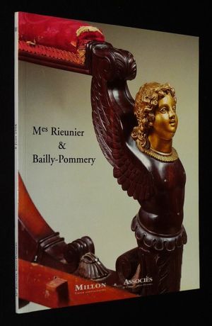 Millon & Associés / Maîtres Rieunier & Bailly-Pommery - Livres, dessins et tableaux anciens et modernes, sculpture, bijoux, céramiques, meubles et objets d'art (Drouot Richelieu, 8 juin 1998)