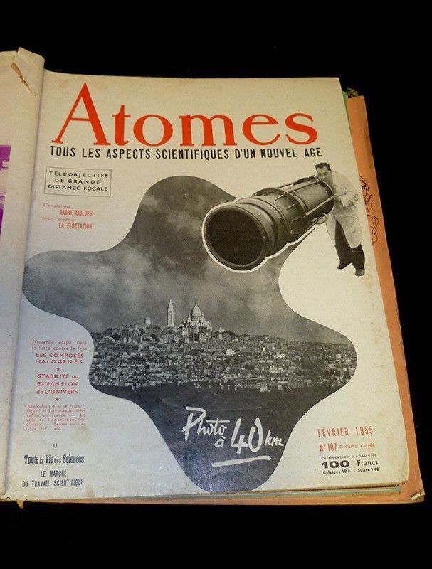 Atomes, n°106 à 117 sauf n°115 (Année 1955)