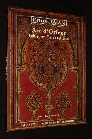 Etude Tajan - Art d'Orient, tableaux orientalistes (Hôtel Drouot, 3 avril 2000)