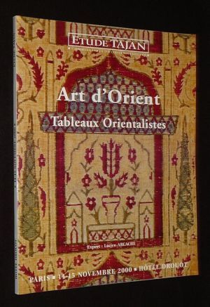 Etude Tajan - Art d'Orient, tableaux orientalistes (Hôtel Drouot, 14-15 novembre 2000) 
