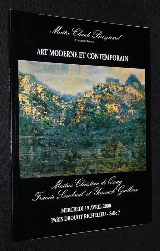 Maître Claude Boisgirard - Vente du 19 avril 2000 : Art moderne et contemporain