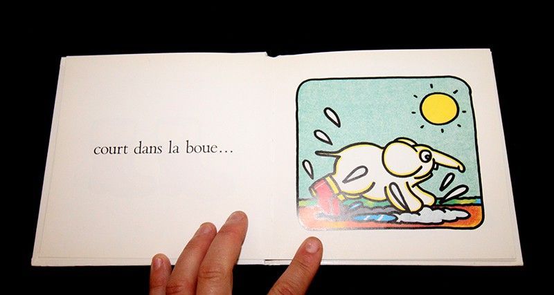 Petit éléphant blanc