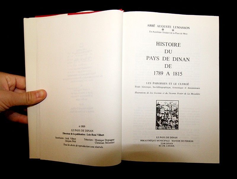 Histoire du pays de Dinan de 1789 à 1815