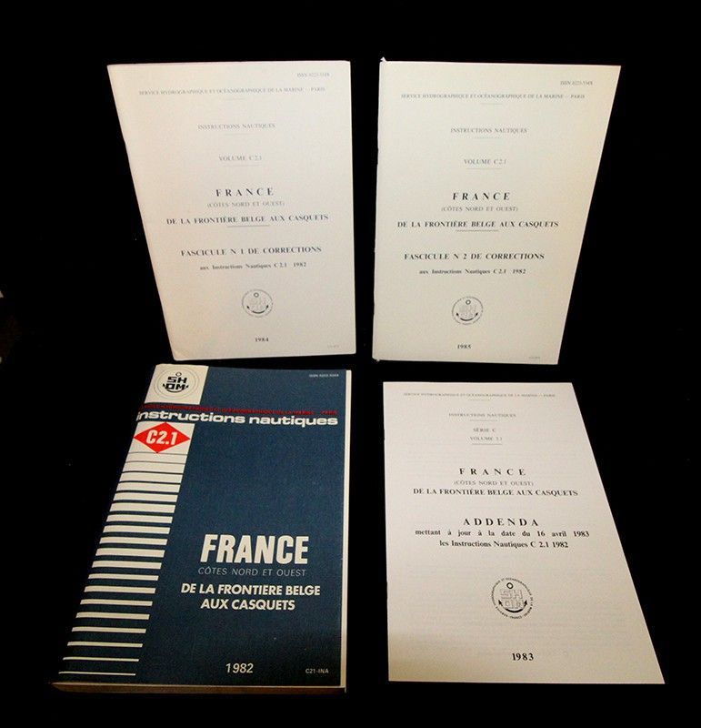 Instructions nautiques, série C2.1 France : Côtes Nord et Ouest. De la frontière belge aux casquets