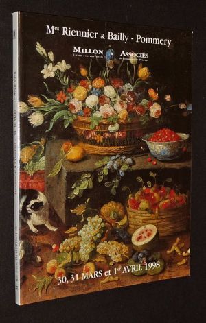 Millon & Associés / Maîtres Rieunier & Bailly-Pommery - Vente du 30, 31 mars et 1er avril 1998, Drouot Richelieu : Succession Accornero